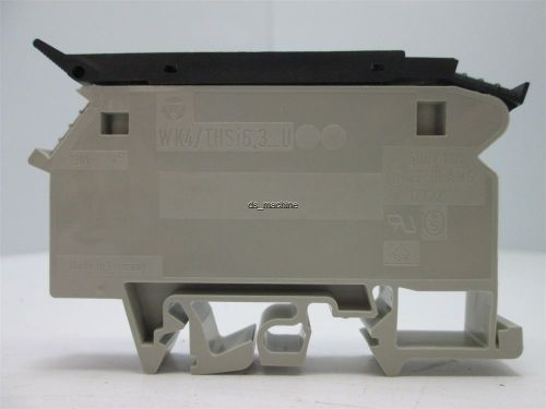 Lot of 10 wieland wk4/thsi6,3...u fuse holder 6x32mm din-rail mount 600v 10a for sale