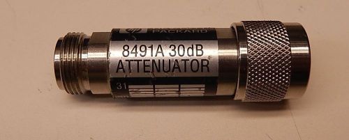 HP 8491A 30dB Attenuator DC to 12.4 GHz N (m/f)        503