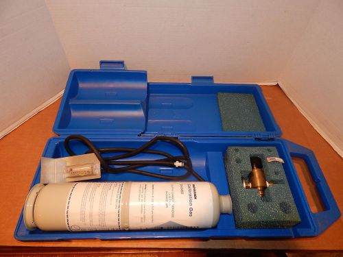 Bacharach 24-7059-4 portable calibration kit w/24-0492 co calibration gas for sale