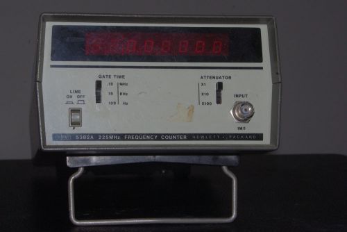 Agilent/hp 5382a 225 mhz single channel frequency counter tested good for sale