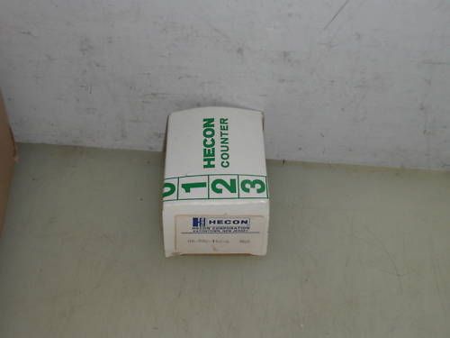 HECON COUNTERS G0-802-165-4 (GREEN BOX) *NEW IN BOX*
