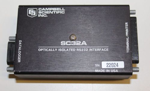 CAMPBELL SCIENTIFIC INC SC32A OPTICALLY ISOLATED RS232 INTERFACE