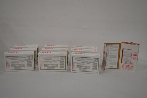 LOT 10 NEW COX 698-24950 5DAY 0-100F SINGLE USE TEMPTURE RECORDER D302920