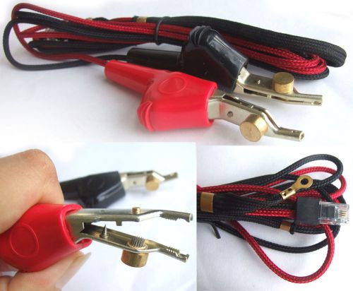 10 sets set cord line angled bed nails clip rj11 plug piercing clip tone gene for sale
