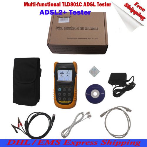 Multi-functional TLD801C ADSL Tester ADSL2+ Tester DMM WAN/LAN PING Test Meter