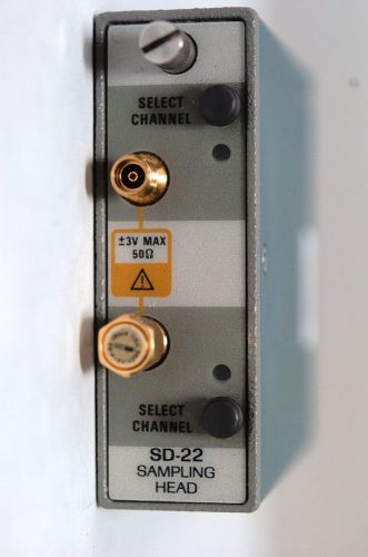 Tektronix sd22 dual channel tdr sampling head plug in module, 12.5 ghz for sale