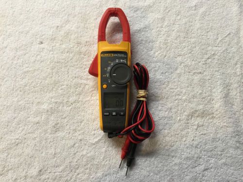 FLUKE 376 TRUE RMS CLAMP METER WITH BLACK AND RED LEADS - USED - EXCELLENT