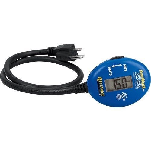 Reliance thp103 handheld appliance load tester amwatt 1.0-15amp 125-1875w 20005 for sale