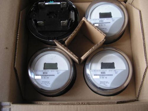 Itron watthour meter kwh, c1s, reset to zero, lot of 4 for sale