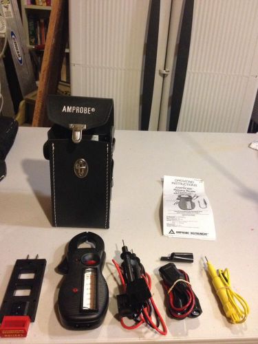 Amprobe rs-3 rotary scale clamp-on with accessories for sale