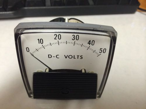 Vintage General Electric Volt Amperes Panel Meter