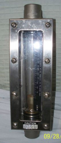 Flow meter rotameter omega engineering fl600  flowmeter gpm stainless 1&#034; fnpt for sale