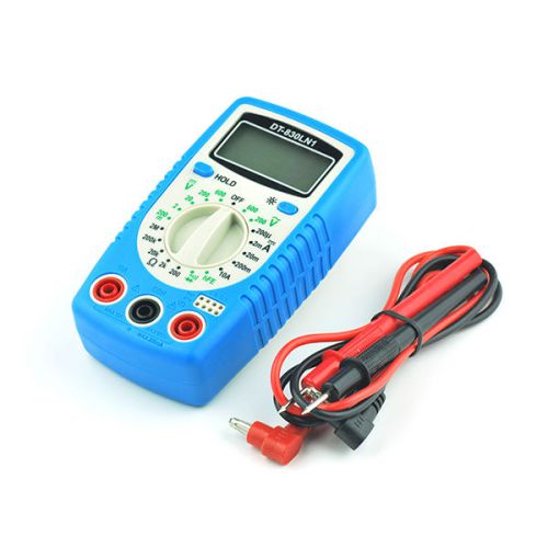 Digital multimeter dmm + buzzer  voltmeter ammeter ohm diode continuity tester for sale