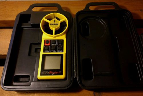 Mannix DCFM 8906 CFM Master 2 Digital/Thermo Anemometer (G5) with Case