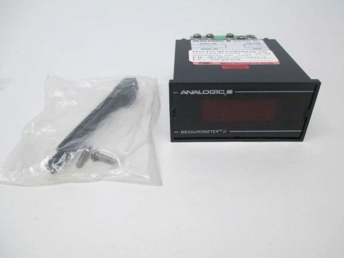 NEW ANALOGIC AN25M03-TP1-XXXX-A MEASUROMETER II FREQUENCY PANEL METER D334999