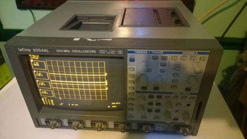 LECROY 9354AL 500MHz 4 CHANNEL OSCILLOSCOPE in Excellent Condition
