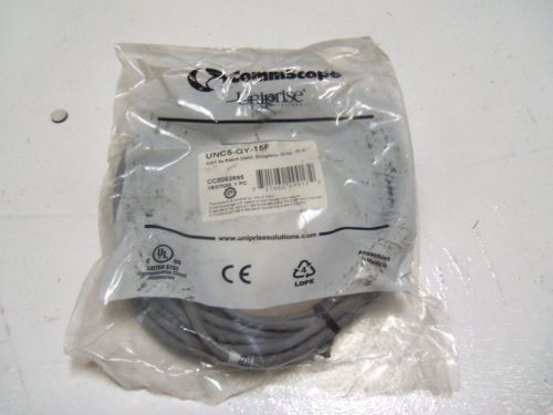 COMMSCOPE UNI UNC5-GY-I5F PATCH CORD *NEW IN FACTORY PACKAGE*