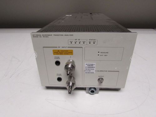 HP Agilent 70820A Microwave Transition Analyzer, Opt 8ZE for 70004A Mainframe