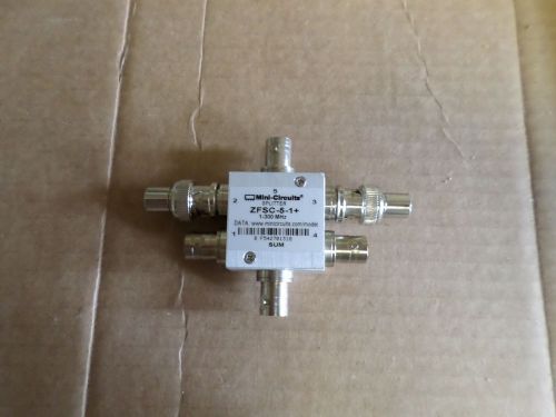 Rf/microwave combiner used for data mini circuits zfsc-5-1+ for sale