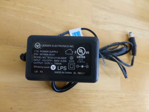 AC Power Adapter Supply LEADER ELECTRONICS MT20-21120-A03F For Modem #5