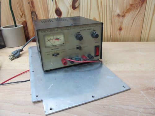 Micronta Adjustable Dual-Tracking DC Power Supply 22-121 As-Is
