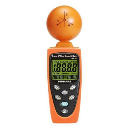3-axis emf rf radiation electrosmog power meter tester tm-195 tenmars 3.5ghz for sale