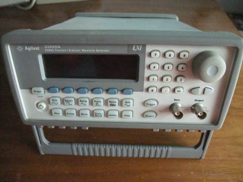 Agilent 33220a 1 uhz - 20 mhz function/arbitrary waveform generator  tested for sale