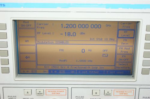 Aeroflex / IFR / Marconi 2026Q Signal Generator. 10kHz to 2.4GHZ  *NOT WORKING*