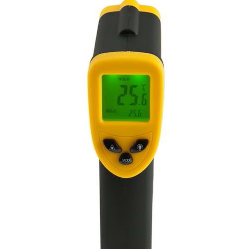 Hand-held non-contact ir laser infrared digital thermometer dt380 -50-380°c sn for sale