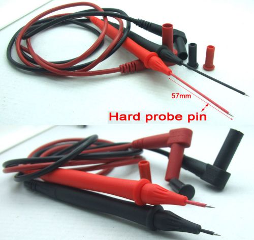 Stretch hard probes pin smt ic smd multimeter pen test cable for 4mm banana plug for sale