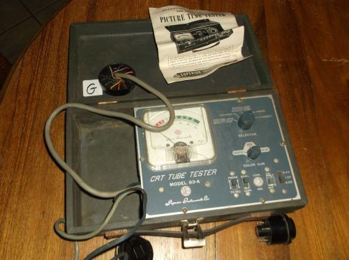 CRT TUBE TESTER  MODEL 83-A SUPERIOR INSTRUMENTS CO
