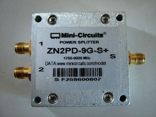 POWER SPLITTER COMBINER 1.7 - 9GHz SMA TWO WAY mini circuits 10W ZN2PD -9G (1)