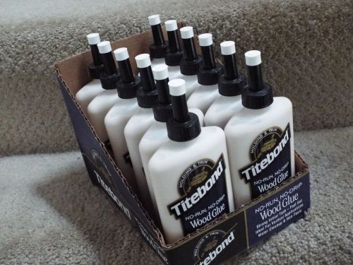 New 12 titebond no-run no-drip wood glue for  molding &amp; trim 8 oz 237 ml for sale