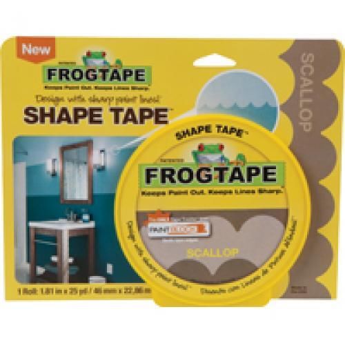 Shurtech frogtape 1.81 in. x 25 yds. scallop shape painting tape-282548 for sale