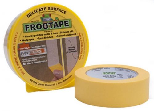 Shurtech Frogtape, 1.41&#034; x 60 YD, Delicate Surface Yellow Painting Tape 280221