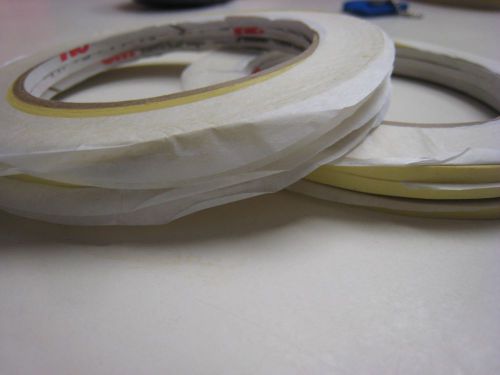 3m 56 polyester, yellow 1/8&#034; x 72yd electrical tape #56 lot of 6 rolls for sale