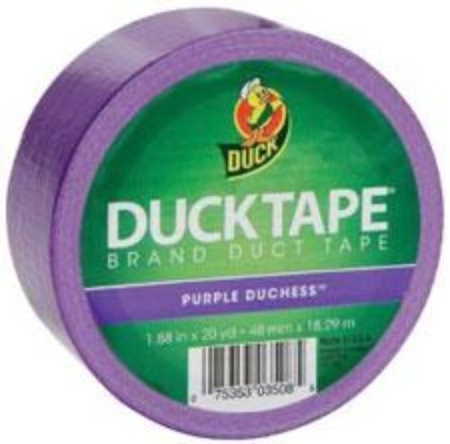 Shurtech Duck Brand Colored Duct Tape 1.88&#039;&#039; x 20 Yards Purple Duchess (purple)