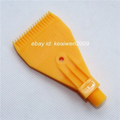 5pcs yellow abs air blower air nozzle air knife wind 1/4&#039;&#039; bspt plastic 1hole for sale