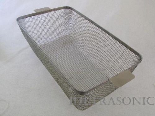 ULTRASONIC CLEANING BASKET CP2800 STAINLESS #4 WIRE MESH 18-3/4 x 10-3/4 x 6-1/2