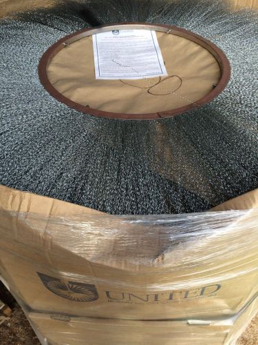 United rotary brush #10 wire wafer, 19 1/2&#034; x 46&#034; for sale