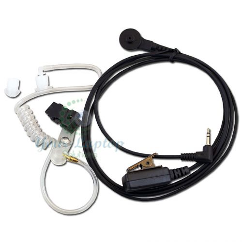 Fbi style headset / earpiece mic for motorola walkie talkie talkabout radio us for sale