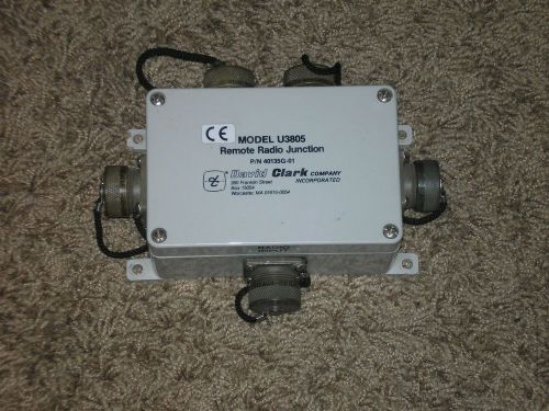 David clark model u3805 radio junction module p/n 40135g-01 for sale