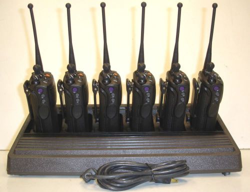 Lot of 6 Motorola XTS3000 Model 1 UHF 403-470MHz Portable Radios, P25 FRS/GMRS.