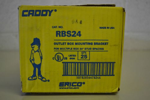 CADDY RBS24 BOX MOUNTING BRACKET NEW IN BOX 25 PACK