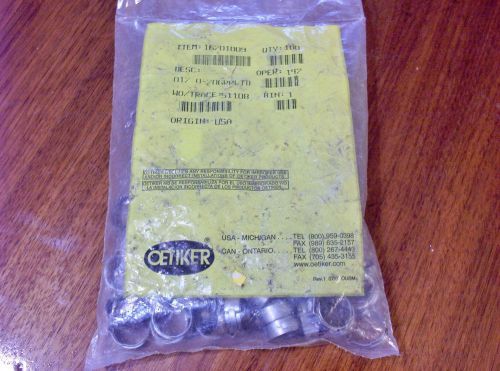 Oetiker hose clamp 11/16&#034; 16701009 pack of 100 nos for sale
