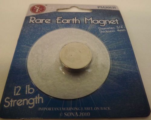 Super Strong 1/2&#034; x 3/16&#034; Neodymium (12Lbs) Rare Earth Magnets Brand New