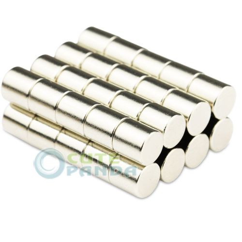 50pcs Small Disc Cylinder Neodymium Magnets 5mm x 5mm Round Rare Earth Neo N50