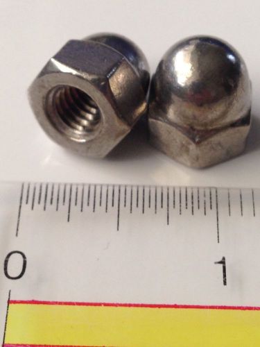 Stainless steel acorn nuts (cap nuts) 5/16-18 qnty=100 for sale