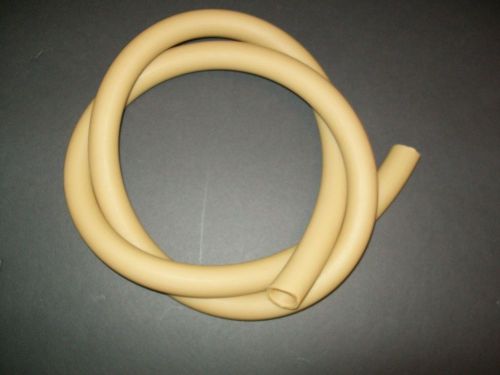 37 continuous  feet 1/4&#034; i.d x 1/8&#034;wall x 1/2&#034; o.d latex rubber tubing amber hea for sale