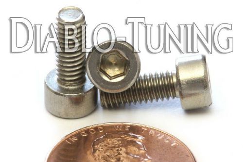M4 - 0.70 x 10mm - qty 10 - a2 stainless steel socket head cap screws - din 912 for sale
